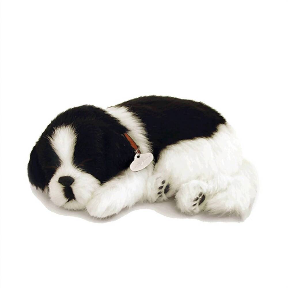 NEW PERFECT PETZZZ border collie breathing pet in black